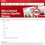 Win 1 of 150 Packs of Sipahh Milk Flavouring Straws from Coles