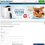 Win 1 of 2 Philips Airfryers from Harvey Norman