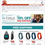Fitbit Charge HR @ Shopping Express ($159) Free Shipping / Officeworks Pricematch $151.05 | Fitbit Products up to 70% off