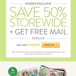 Snapfish Save 50% Storewide & 9c Prints