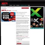 Hoyts Book of Adult Vouchers10 FOR $126 Normally $140