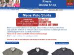 Rivers - Short-Sleeves Men's Polo Shirts $6.95 each