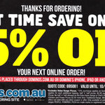 Domino's Pizza 25% off Online Orders