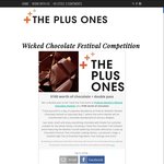 Win $100 of Chocolate + Double Pass to Prahran Market's Wicked Choc Fest (VIC) from The Plus Ones