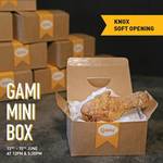 Free Gami Chicken Mini Box 13/6-15/6 12PM & 5:30PM [Knox Ozone, VIC]