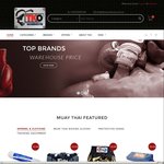 5% off $500+, 10% off $1000+ or 15% off $1500+ Muay Thai Product Purchase from Tkowarehouse.com.au