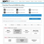 Spintel NBN Plans 50/20 $75 100/40 $85 1000GB/M