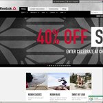 Reebok 40% off Full Priced and Sale Items. Free Shipping on Orders> $100