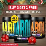 Win Freak3d, Chain3d and Ripp3d Supplements from Nutrition Warehouse