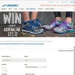 Win a Pair of Adrenaline GTS 17 Runners Worth $239.95 from Brooks