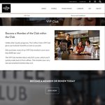 30% off Renewal or Registration for The Coffee Club VIP Membership ($17.50)