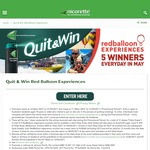 Win 1 of 155 Red Balloon Experience Vouchers Worth $300 Each from Nicorette