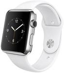 Apple Watch Original (Series 0) with White Sport Band, 38 and 42mm Stainless Steel Case/Sapphire for $349 Delivered @ JB Hi-Fi