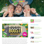 Win up $1,000,000 Cash by Purchasing at Boost Juice - Must Be Vibe Member