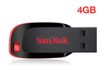 SanDisk Cruzer Blade USB Flash Drive 4GB - $9.98 (Free Shipping)