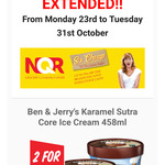 [VIC] Ben & Jerry's Karamel Sutra Core Ice Cream 458ml 2 for $3 @ NQR