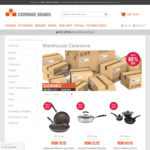 Warehouse Clearance 60% to 80% @ Cookware Brands