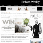 Win a Private Collection Boudoir Set (Hamptons Quilt Cover Set + 2 European Pillowcases) Worth $449.85 from Fashion Weekly