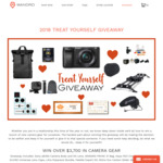 Win Over $4,500 Worth of Camera Gear incl a Sony α6300 from Wandrd