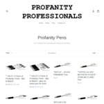 16-30% off at Profanity Professionals + Free Shipping in Australia