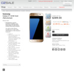 [Refurbished] Samsung Galaxy S7 32GB Gold - $398.95 Delivered @ OzSale