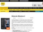 Motorola Milestone2 $0 Upfront on Optus 59 Biz Plan