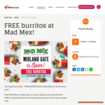 [WA] Mad Mex - Receive a Free Burrito at the Midland Gate store on Saturday The 21st of July from 11am-2pm