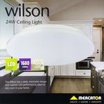 wallpapers Oyster Light Fitting Bunnings mercator wilson 38cm led oyster light