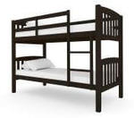 Dante 2-in-1 Solid Pine Timber Bunk Bed - Cappuccino $179.95 | White $199.95 + Delivery @ Luxo Living
