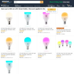 LIFX Bulbs up to 45% off - Mini RGB $36.90, A19 RGB $47.90, Mini Day & Dusk $28.90 + Post (Free $49 Order/ Prime) @ Amazon AU