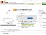 Sennheiser CX400-II Headphones Earphones White - $33.50 + Free Shipping! (RRP $119.95) 
