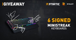 Win 1 of 6 Signed Fnatic CS:GO Ministreak Keyboards from Fnatic/Rivalry