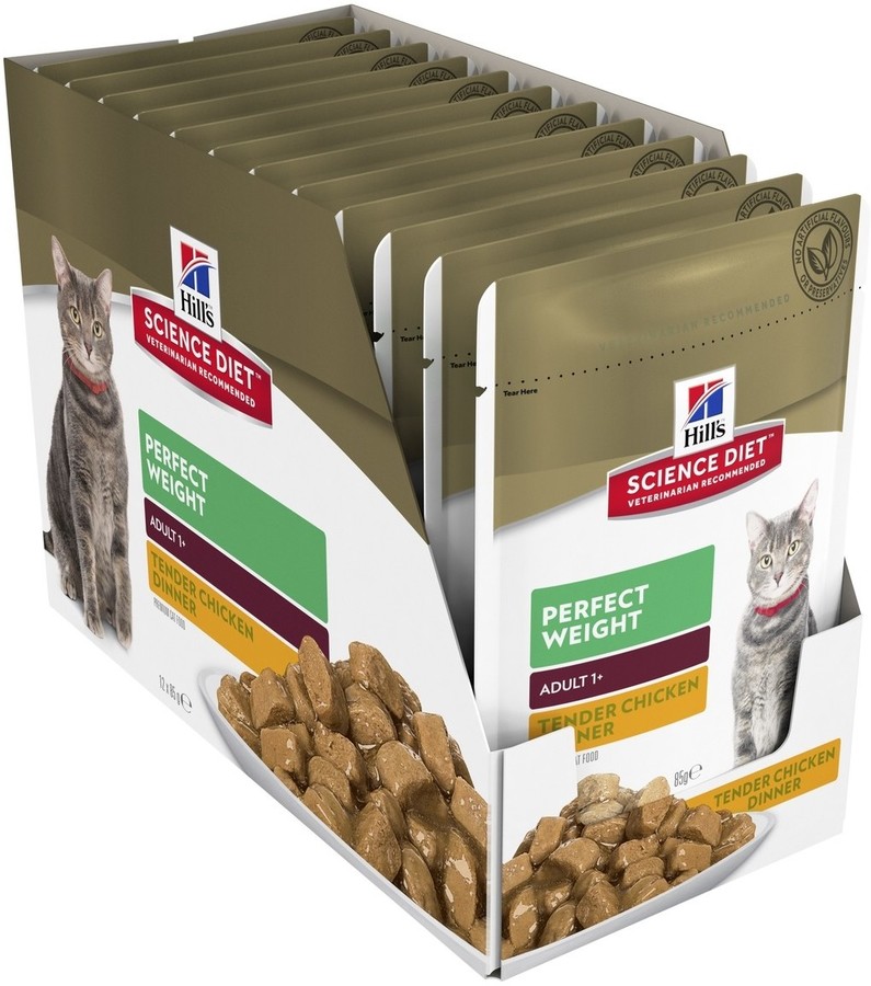 Hills Science Diet Perfect Weight Feline 12x 85g 9.99 (RRP 25.99