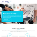 [NSW] 1 Full Session of EMS Training for $29 (Normal Price $79) @ J’M Tonic, Manly