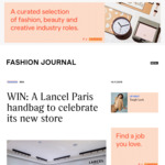 Win a Lancel Paris Handbag Worth $800 from Fashion Journal