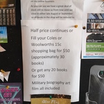 [VIC] Fill Your Coles/Woolworths Shopping Bags with Used Books (up to 30) for $50 @ Mcleod Books (Nunawading)