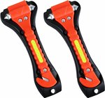 VicTsing 2 Pack of Seatbelt Cutter and Window Breaker $10.99 (Was $15.99) + Delivery ($0 with Prime/ $39+) @ VicTsing Amazon AU