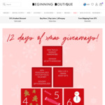 Win Prizes in The 12 Days of Christmas from Beginning Boutique
