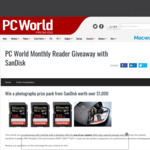 Win a SanDisk SSD & SDXC UHS-I Memory Card Prize Pack Worth $1,083 from PC World