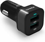 ROMOSS 36W QC3.0 Dual Car Charger $4.99 + Delivery ($0 with Prime/ $39 Spend) @ Romoss Amazon AU