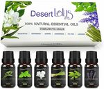 Natural Essential Oils, 6x 10ml Bottles $20 (Was $25) + Delivery ($0 with Prime / $39 Spend) @ Desert Lotus via Amazon