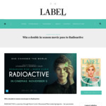 Win a Double in Season Movie Pass to Radioactive from Label Magazine