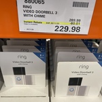 Ring Video Doorbell 3 with Chime $229.98 (RRP $289.99) @ Costco (Membership Required)