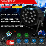 LED Stage Light for Xmas Home Party RGB Sound Control DMX  2pc $36.36, 4pc $51.56 Delivered @ for_home_australia via eBay