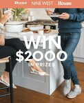 Win $2,000 Worth of Gift Cards from House/Nine West/Dune London