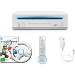 Wii Console - Black or White with Mario Kart & Wheel $138 at DSE