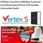 [QLD] 9.75 kW Latest Trina Vertex S 390W (25* 390W) Panels Fully Installed $5989 + Free Holiday Vouchers @ Reliance Solar