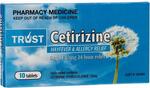 10x Trust Cetirizine Tablets $4.99 (Generic Zyrtec) Delivered @ PharmacySavings