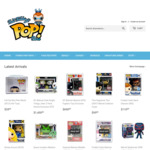 15% off When You Spend $100 or More + Delivery ($0 Melbourne C&C) @ That Funking Pop Store