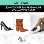 Win a $200 Ana Povoa Shoes Gift Voucher from Bargain Boss